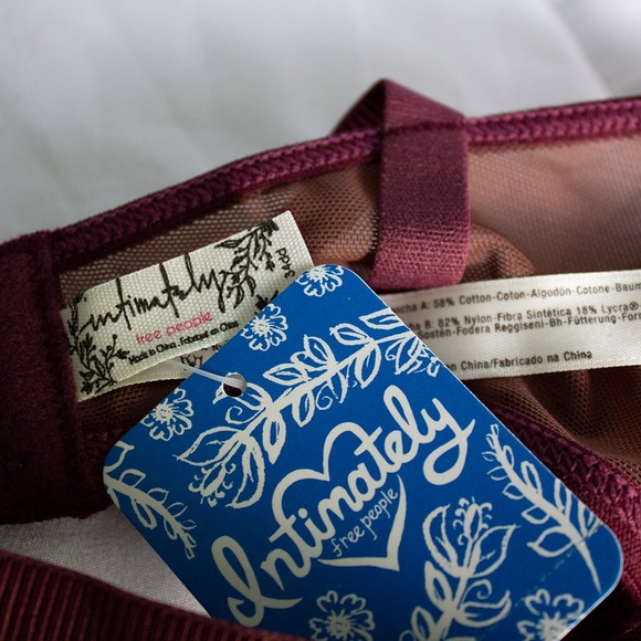 Freepeople | lacy-wine bra - Picture 6 of 6